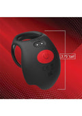 Vibrating Cock Ring Silicone Rechargeable With Remote Control 10 Speeds