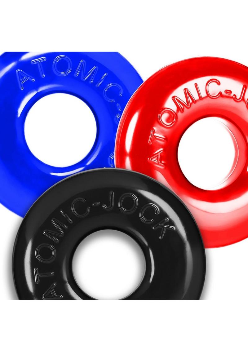 Oxballs Ringer Max Cock Ring 3 Pack Assorted Neon Colors