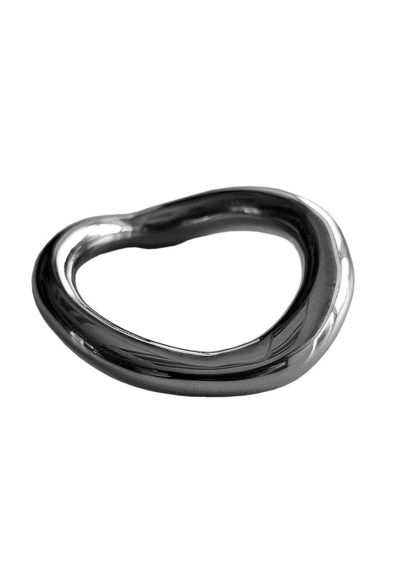 Stainless Steel Ergonomic Cock Ring Durable Metal Finish