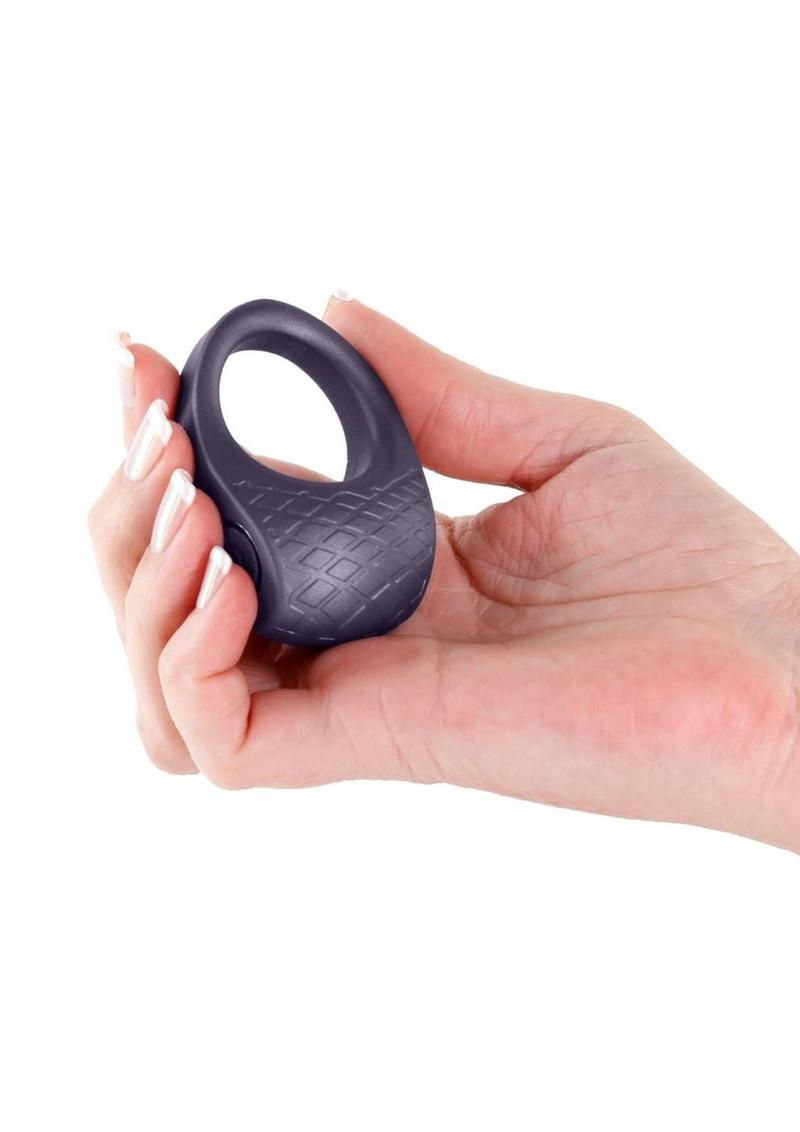 Rechargeable Silicone Cock Ring Seduction Levi With Vibrations