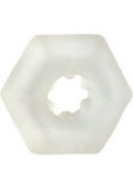 Sexagon Enhancer Cock Ring Hexagon Design Silicone