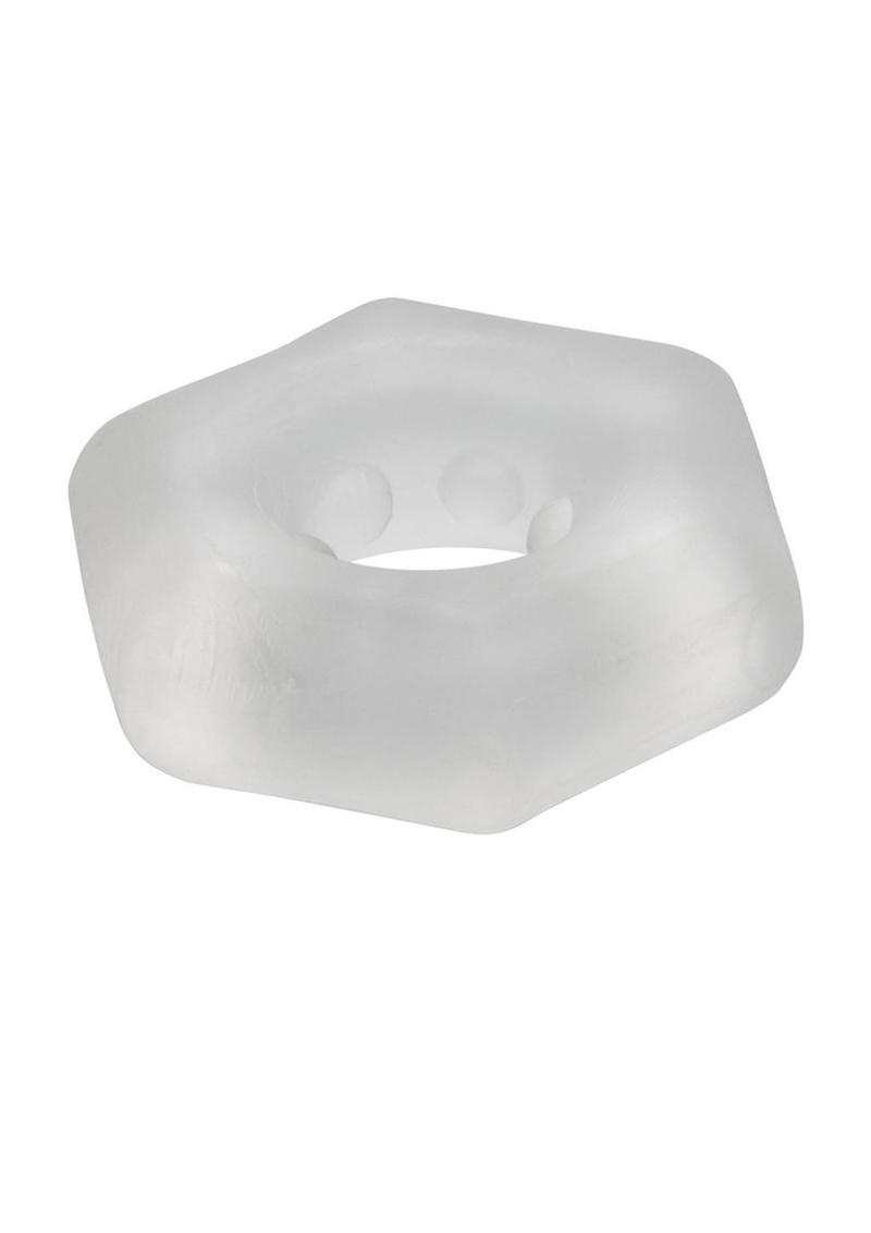 Sexagon Enhancer Cock Ring Hexagon Design Silicone