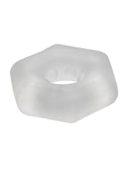 Sexagon Enhancer Cock Ring Hexagon Design Silicone