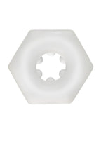 Sexagon Enhancer Cock Ring Hexagon Design Silicone