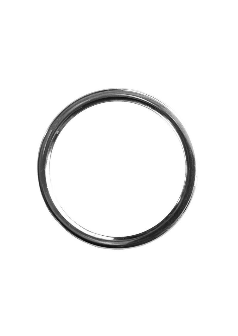 Stainless Steel Plain Cock Ring 15mm Thick Durable Support