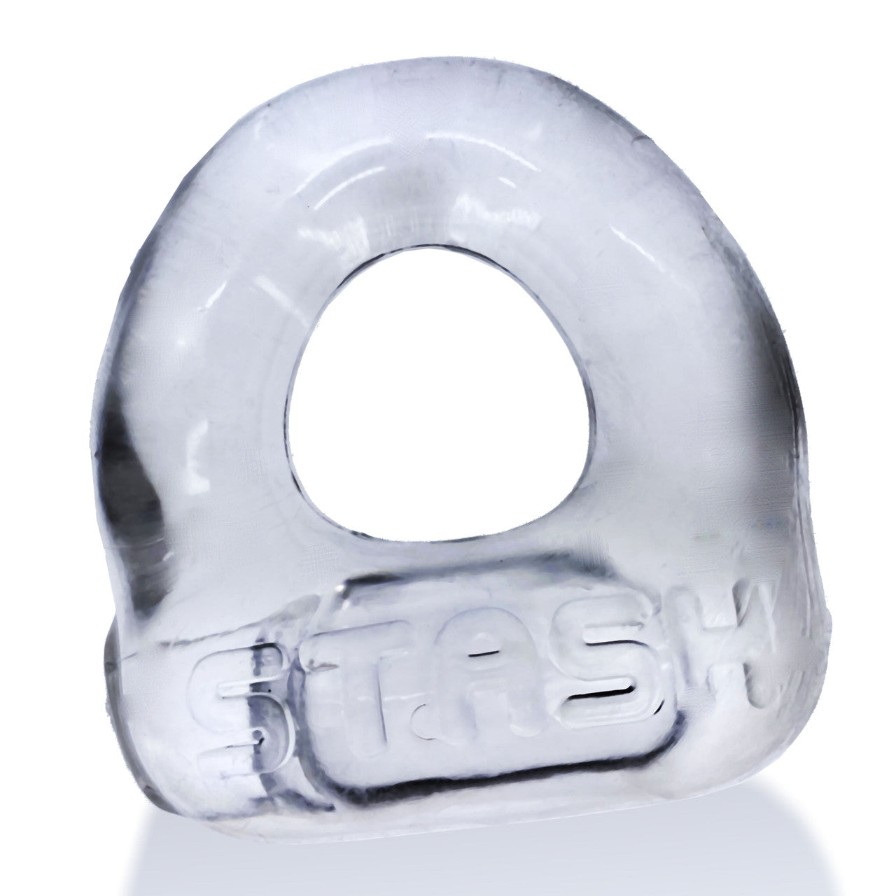 Oxballs Stash Cockring with Aluminum Capsule Insert Clear