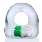 Oxballs Stash Cockring with Aluminum Capsule Insert Clear
