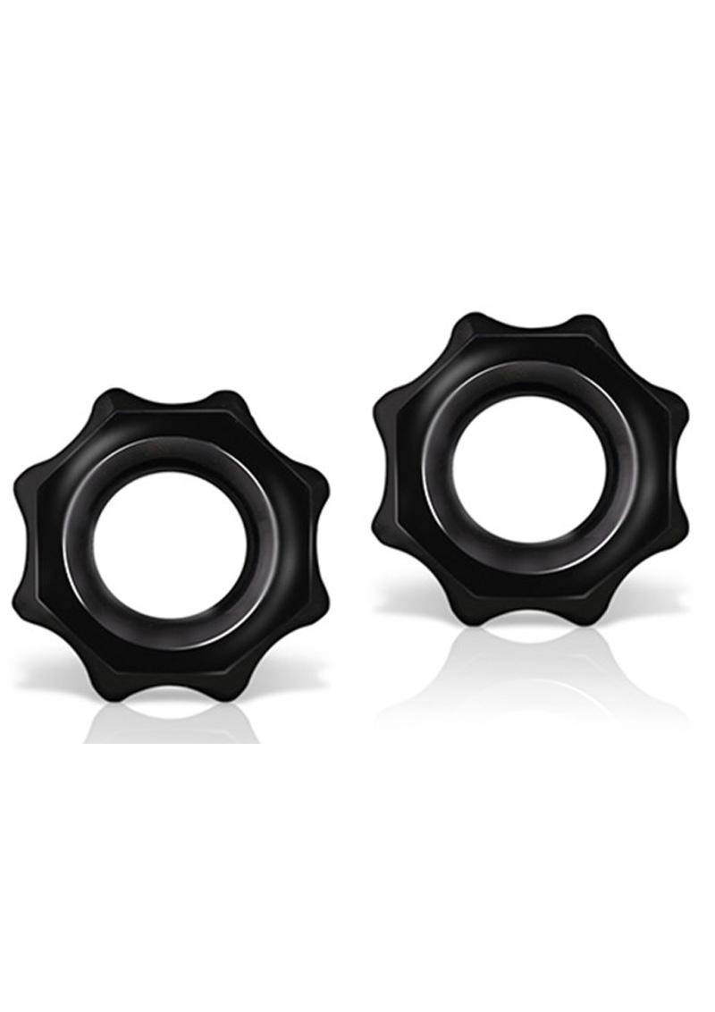 Cock Ring 2 Pack Superior Strength Stay Hard Nutz Pro