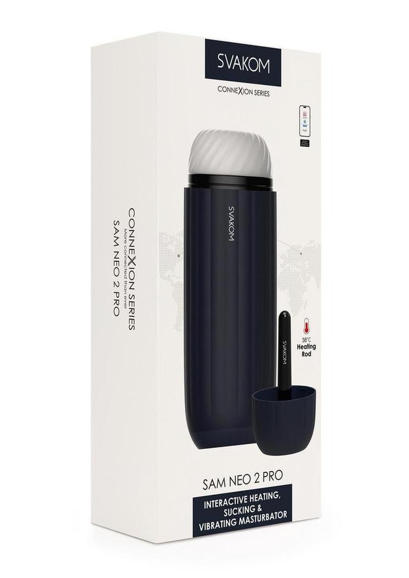 Svakom Sam Neo 2 Pro Interactive Heating and Vibrating Masturbator