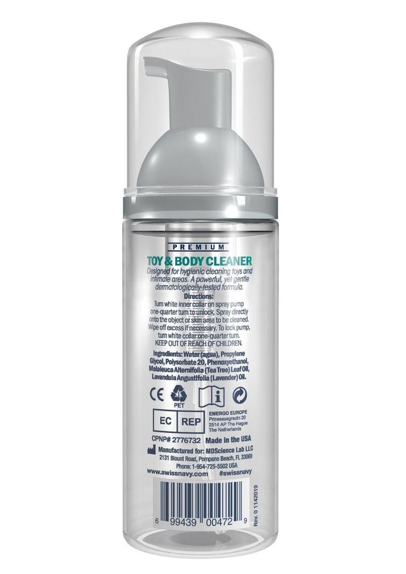Swiss Navy Toy And Body Cleaner Antimicrobial Spray Foam For Toys