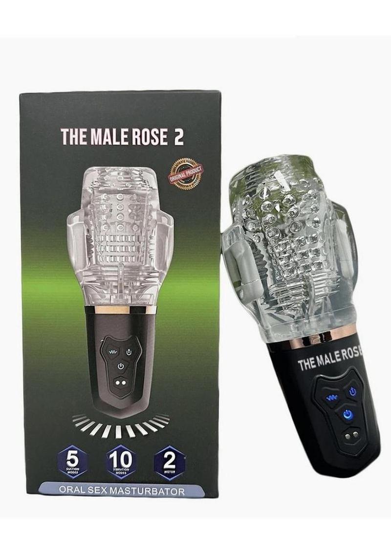 Male Rose 2 Rechargeable Sucking Masturbator 5 Suction Modes