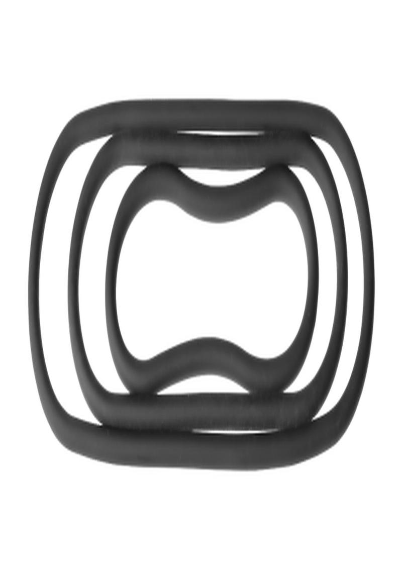XPlay Wrap Ring Silicone Slim 3-Pack Mixed Sizes