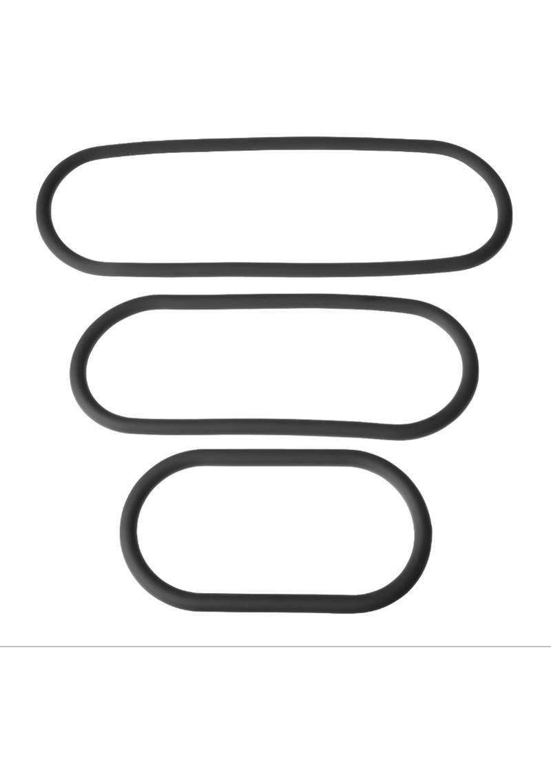 XPlay Wrap Ring Silicone Slim 3-Pack Mixed Sizes