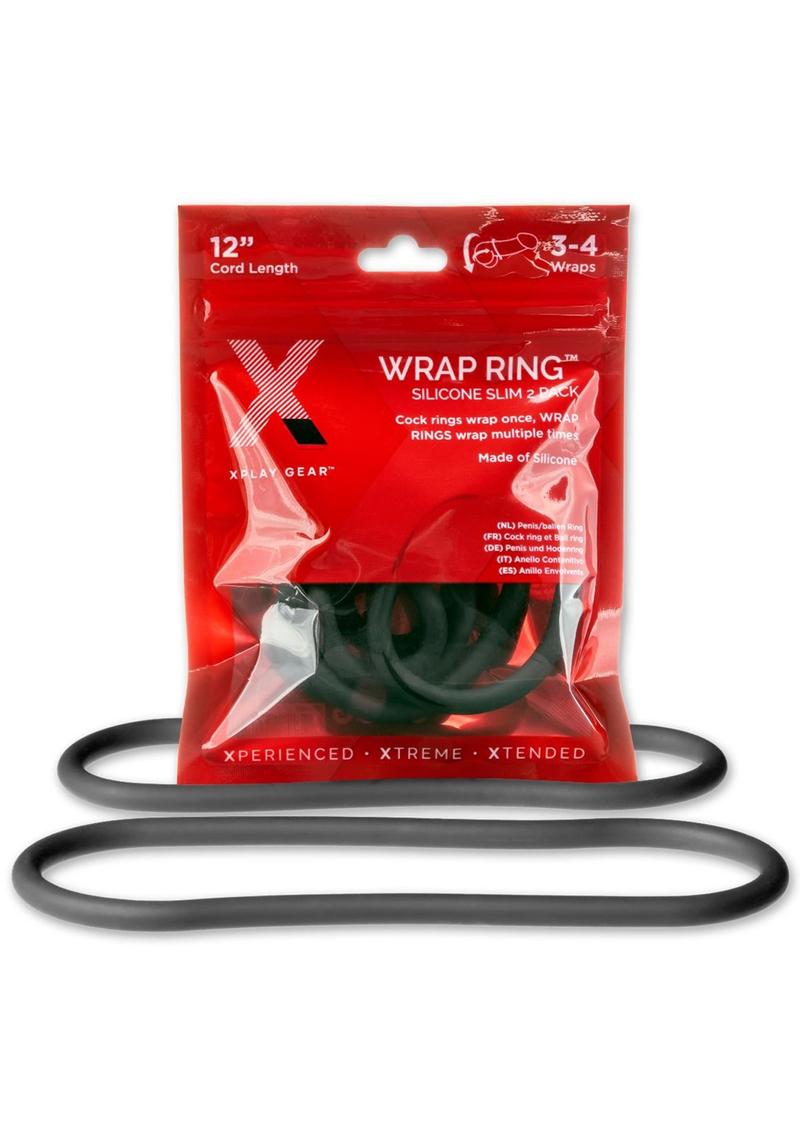 XPlay Wrap Ring Silicone Slim 2-Pack for Customizable Cock Rings