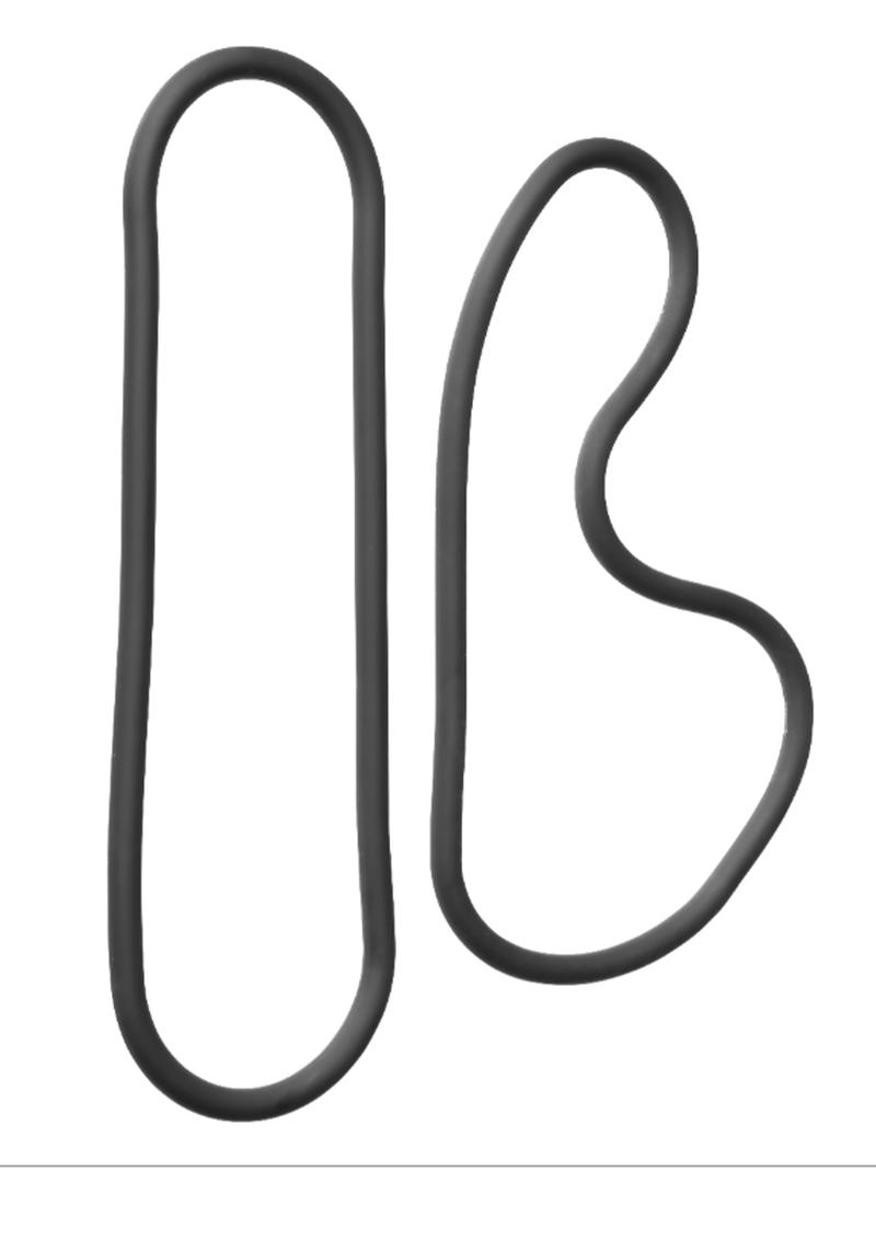 XPlay Wrap Ring Silicone Slim 2-Pack for Customizable Cock Rings