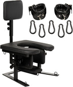 ThroneX BDSM Bondage Chair with Cuffs & 5 Tie Points