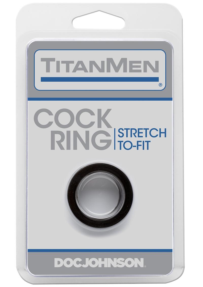 TitanMen Stretch To Fit Cock Ring Comfortable Durable