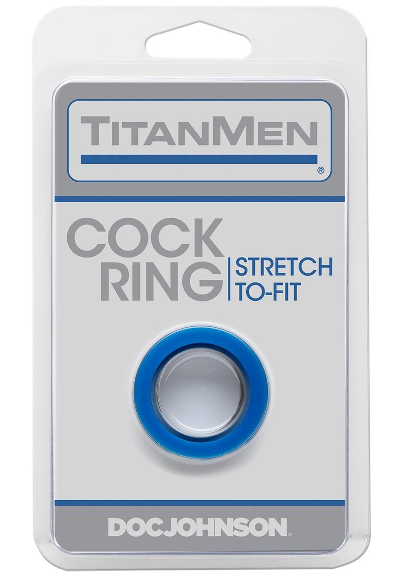 TitanMen Stretch To Fit Cock Ring Comfortable Durable