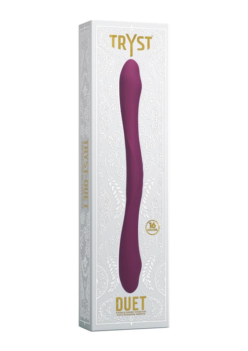 Tryst Duet Double Ended Vibrator Rechargeable Silicone Massager