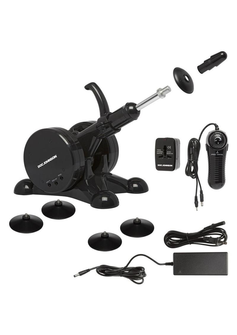 Vac-U-Lock Interchangeable Sex Machine Variable-Speed Thrusting