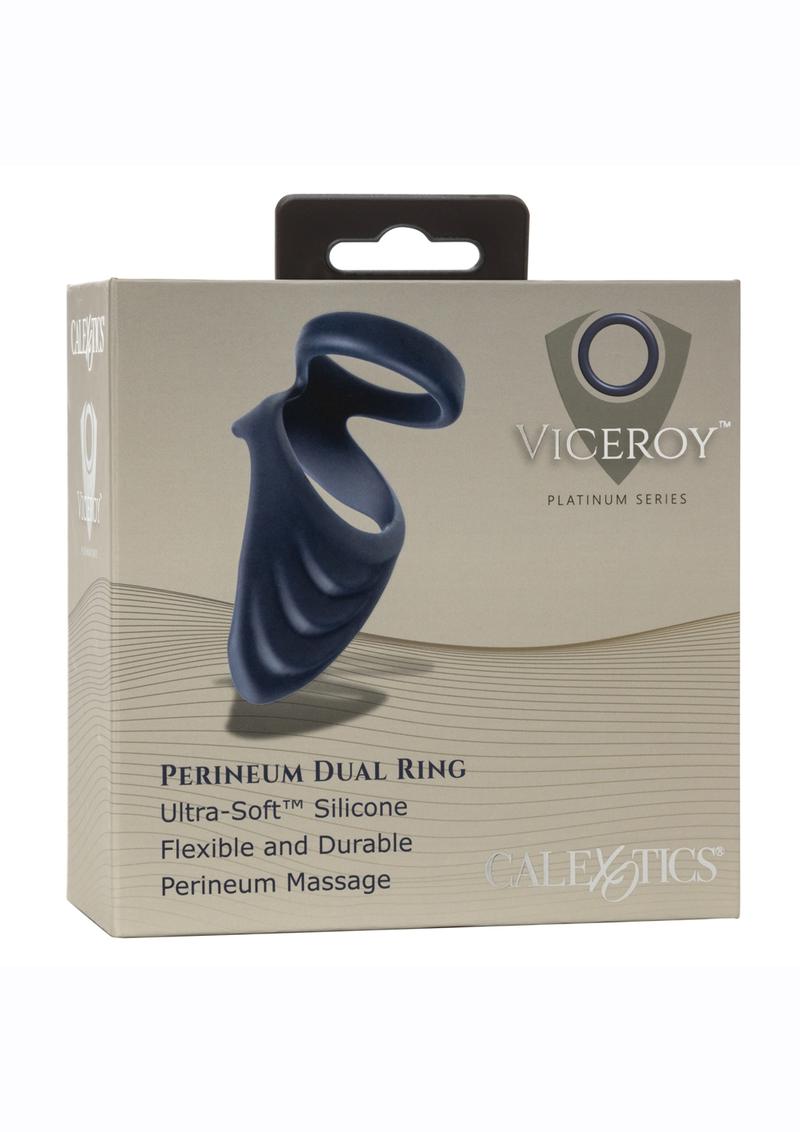 Viceroy Perineum Dual Ring Silicone Ultra-Soft Cock Ring