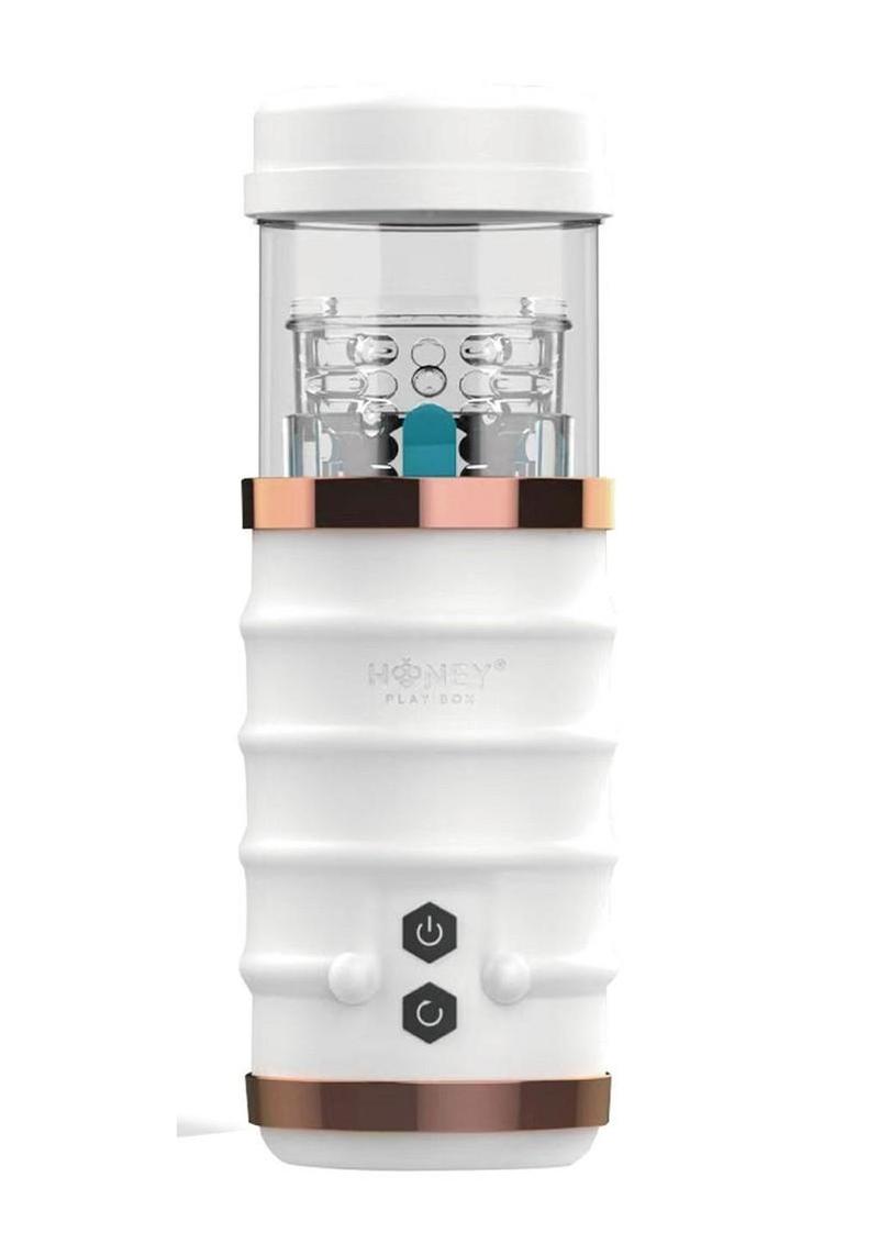 Auto Thrusting Stroker Automatic Male Masturbator With Transparent Sleeve