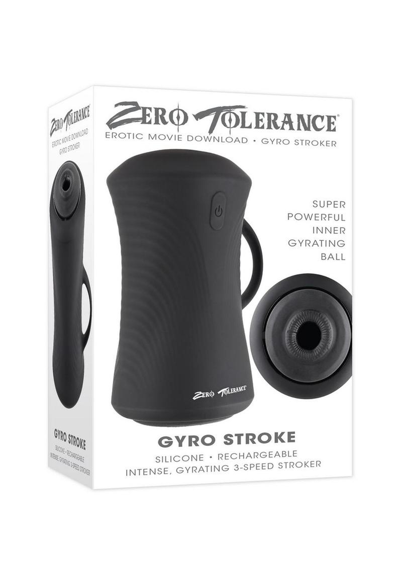 Gyro Stroke Rechargeable Masturbator With Gyrating Ball 3 Speeds