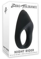 Rechargeable Silicone Cock Ring With Quiet Vibrations