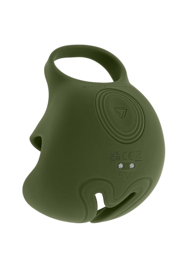 Nutty Buddy Rechargeable Silicone Dual Cock Ring Vibrations