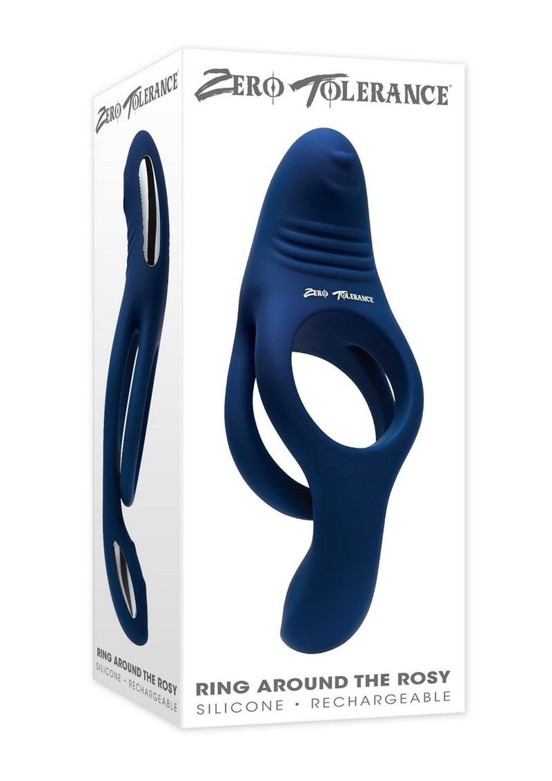 Ring Around Rosy Rechargeable Silicone Double Cock Ring