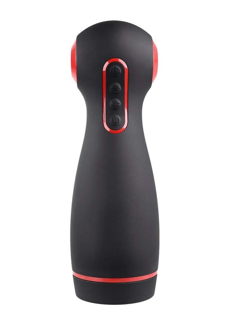 Tight Squeeze Rechargeable Masturbator Inner Nub Channel Vibrating
