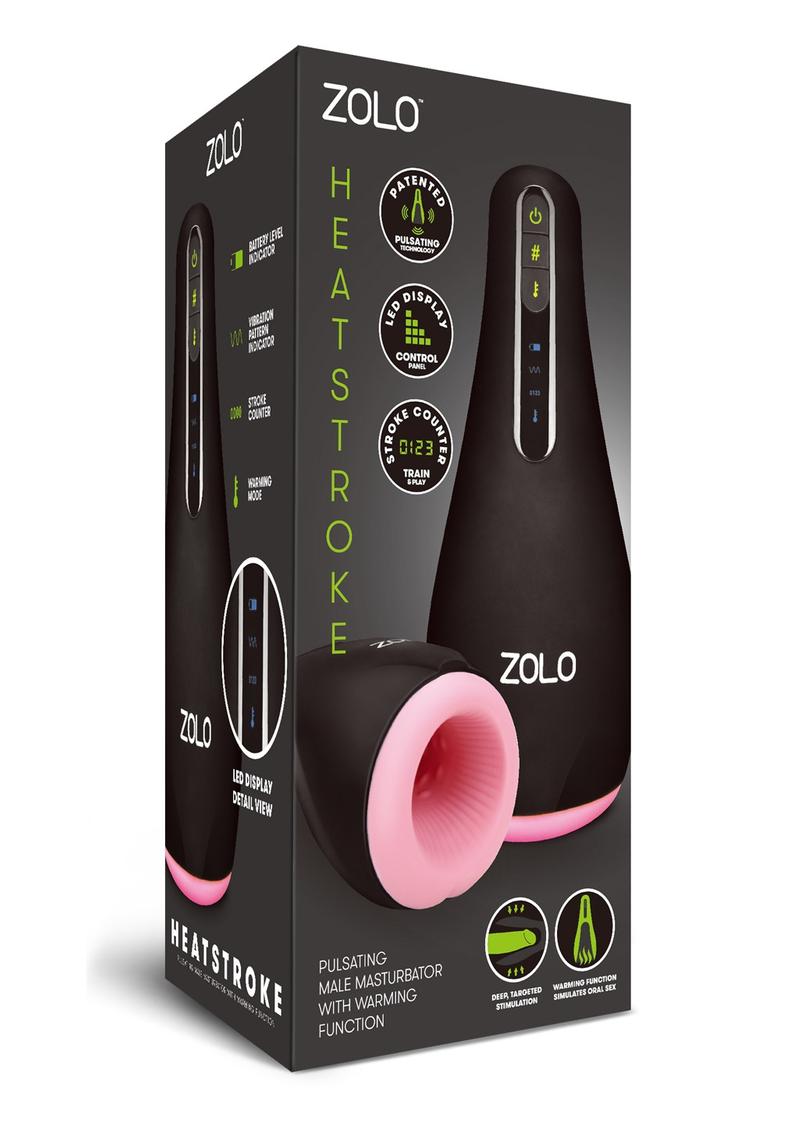 Heatstroke Pulsating Male Masturbator with Warming Function