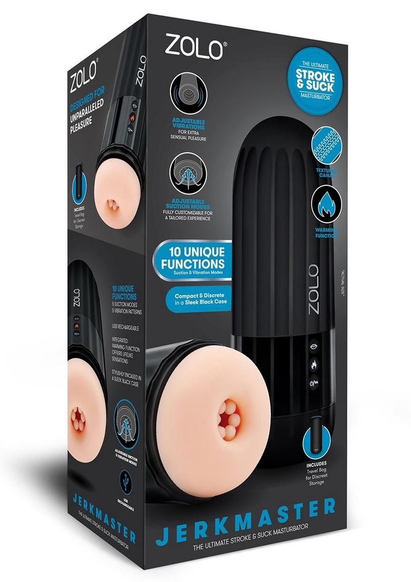ZOLO JerkMaster Ass Masturbator Rechargeable 10 Modes