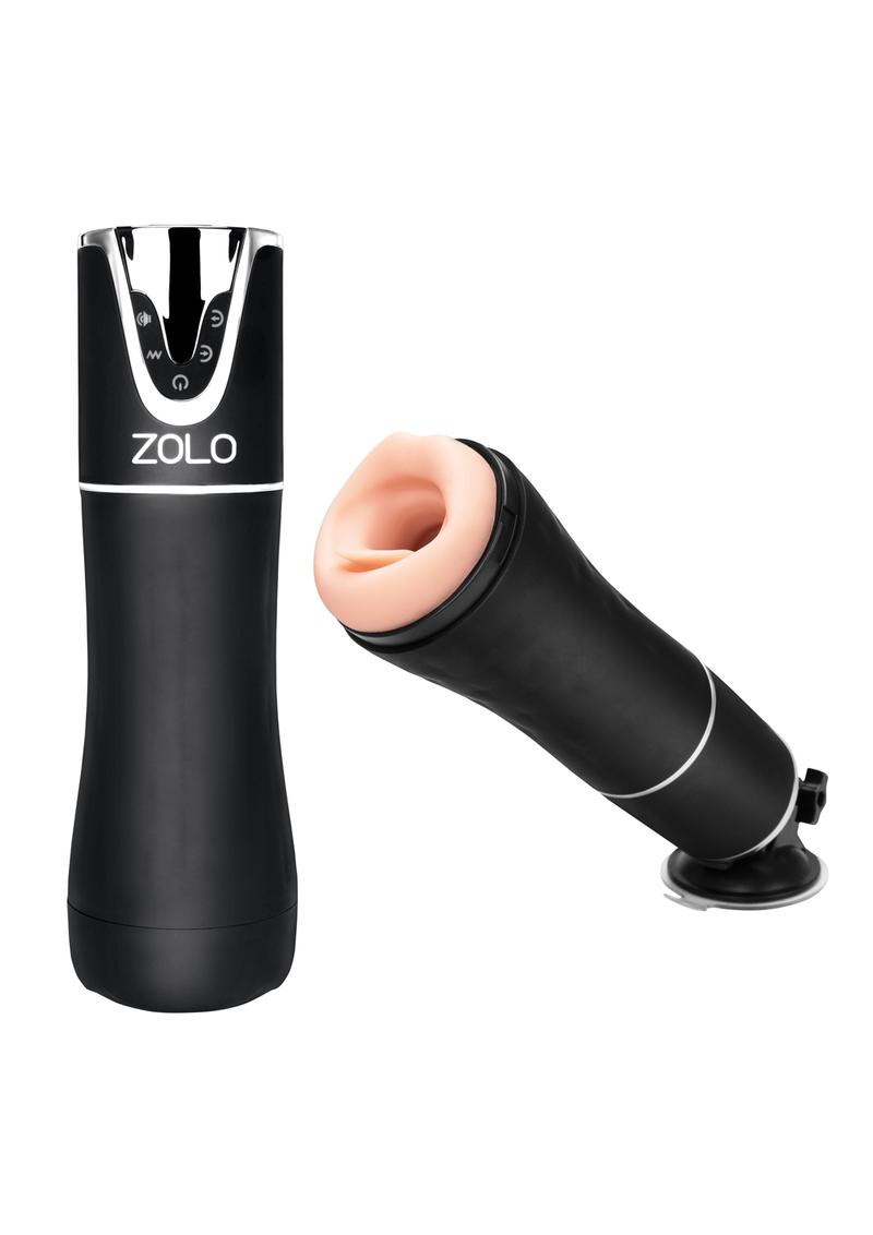 Black Zolo product with a pink silicone sleeve on a white background