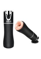Black Zolo product with a pink silicone sleeve on a white background